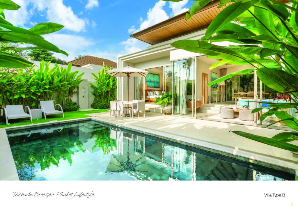 Tropical pool villa