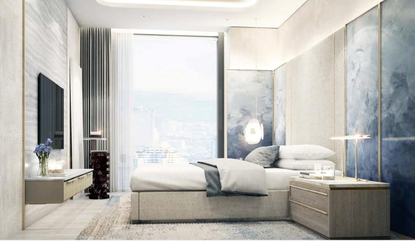 Condo for sale bangkok Luxury Bedroom Tonson One Residence