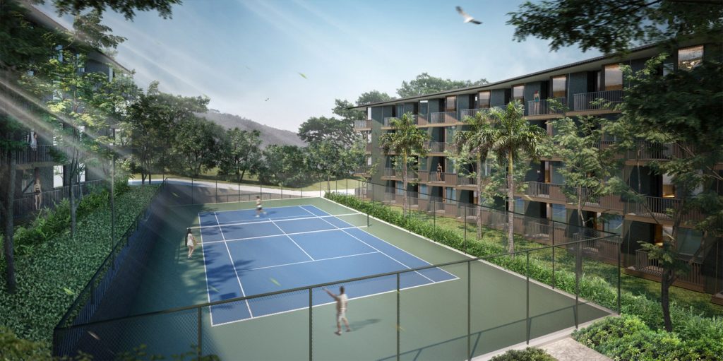 WING Samui Condominium Tennis Court