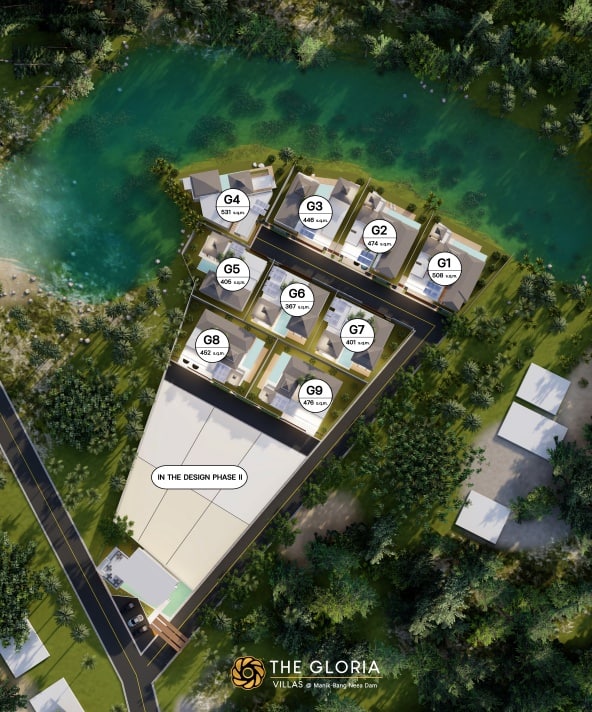 The gloria villa phuket master plan