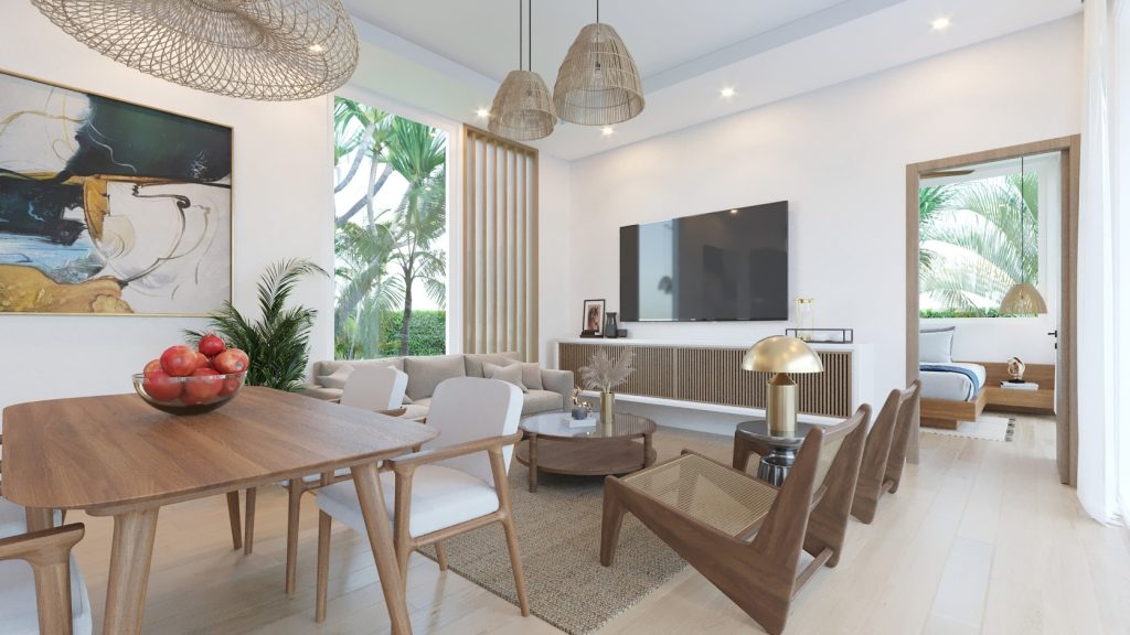living room villa sunpao for sale