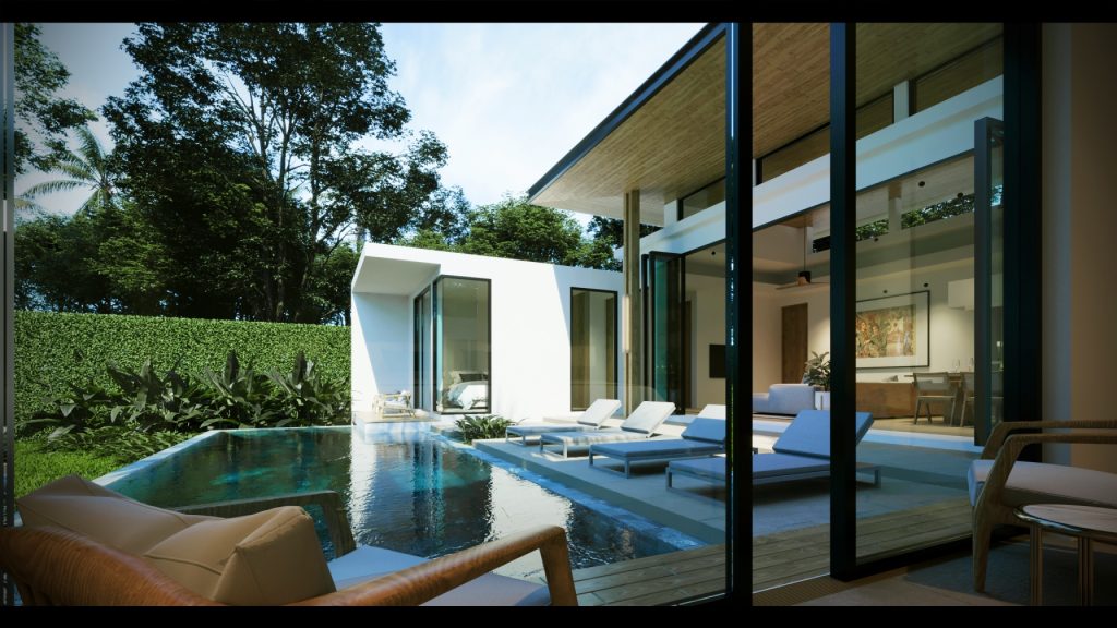private pool monetaria villas for sale
