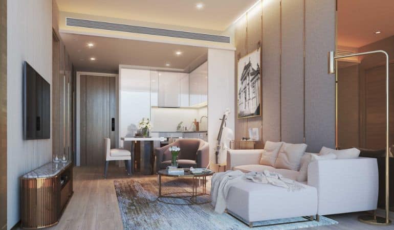 condo for sale bangkok anil sathorn living room