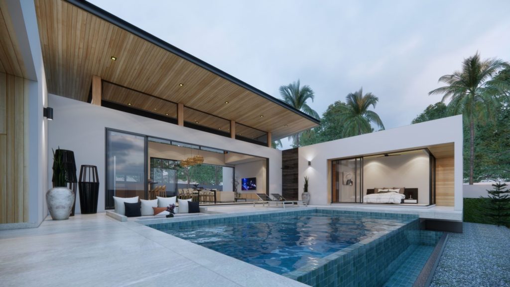 Luxury villa with private garden and pool