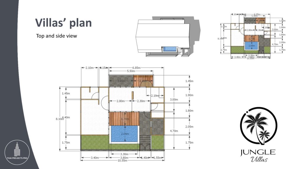 Edenroc Jungle Villas Unit Plan