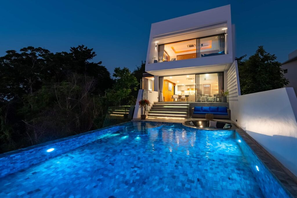 sea sunset pool villa pictures - Exterior - Pool view