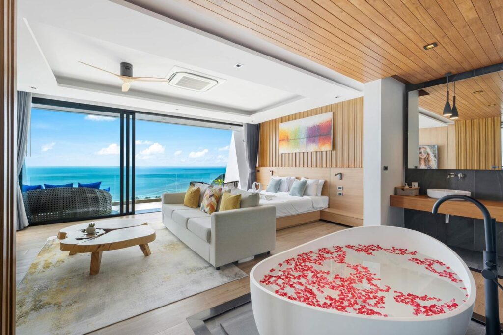 sea sunset pool villa pictures - Interior - Bathtub