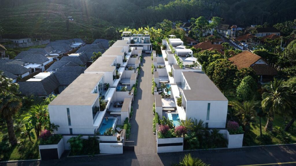 Capella Villas - Bird eyes view