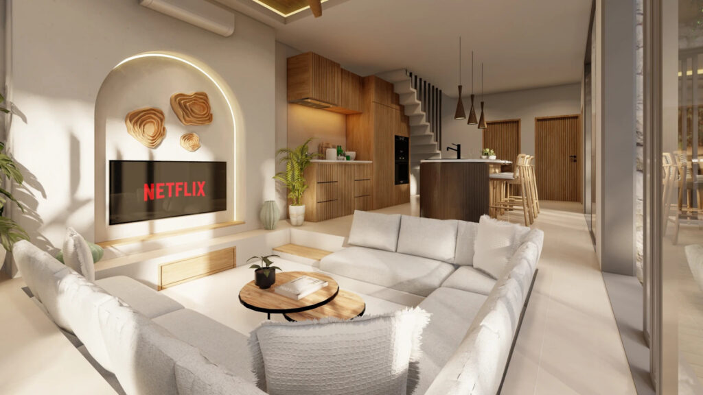 The Den Villas - Living Room
