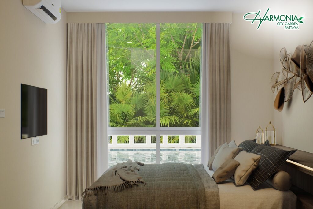 Harmonia City Garden - 2BR - Master Bedroom