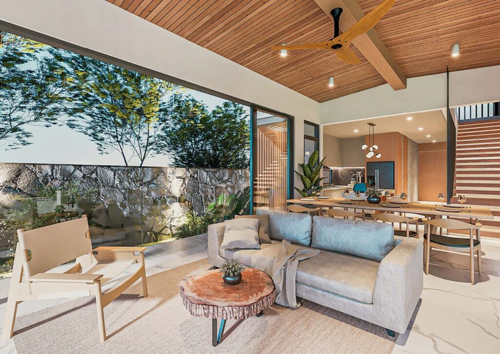 Sense 8 Samui Seaview Villas - 3BR Living Room
