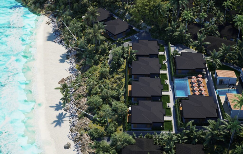 Sunset paradise - Aerial View1