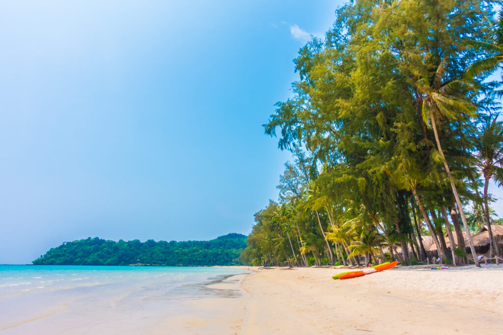 Sea and beach Bang makham beach