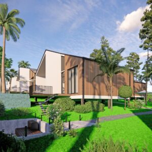 HYGGE Villas - Back Garden