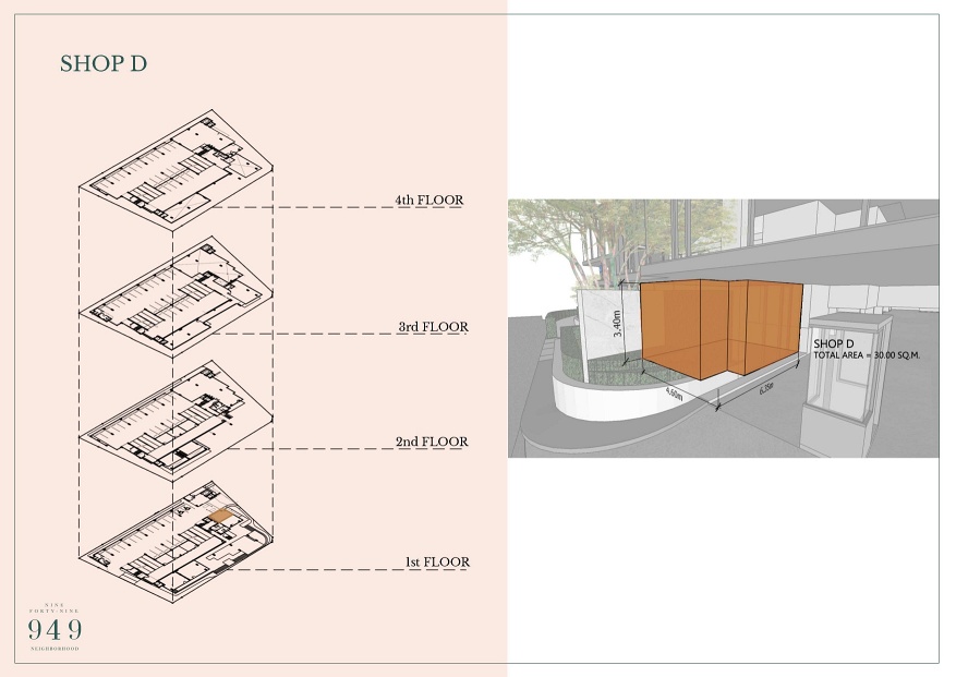 floor plan 949 nine forty nine neighborhood retail shops 6