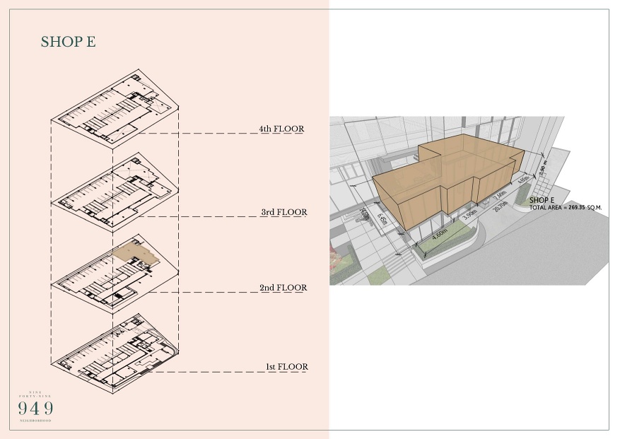 floor plan 949 nine forty nine neighborhood retail shops 7